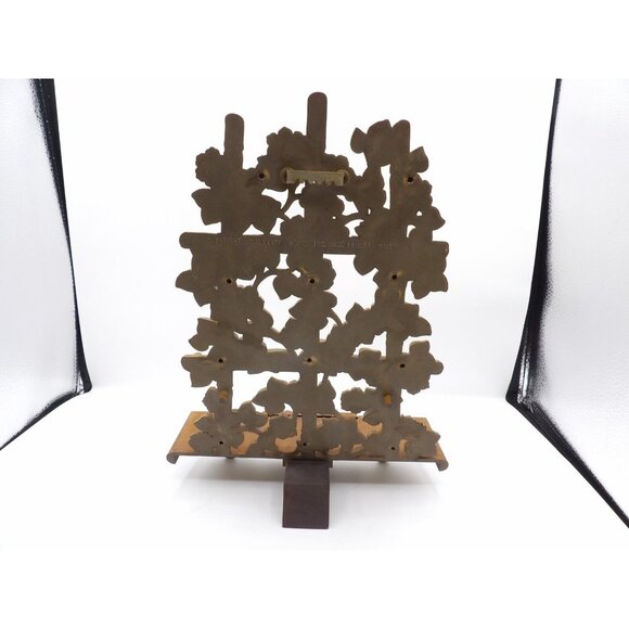 Easel- Homeco Inc.- Floral Vines on Wood Tone Plastic- Vintage 1984 #6087 - Picture 2 of 8